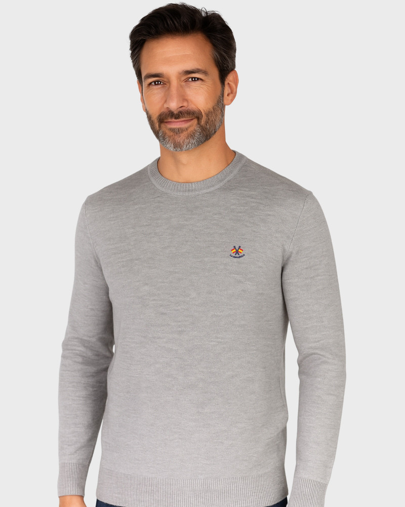 Suéter cuello caja para hombre | La Española