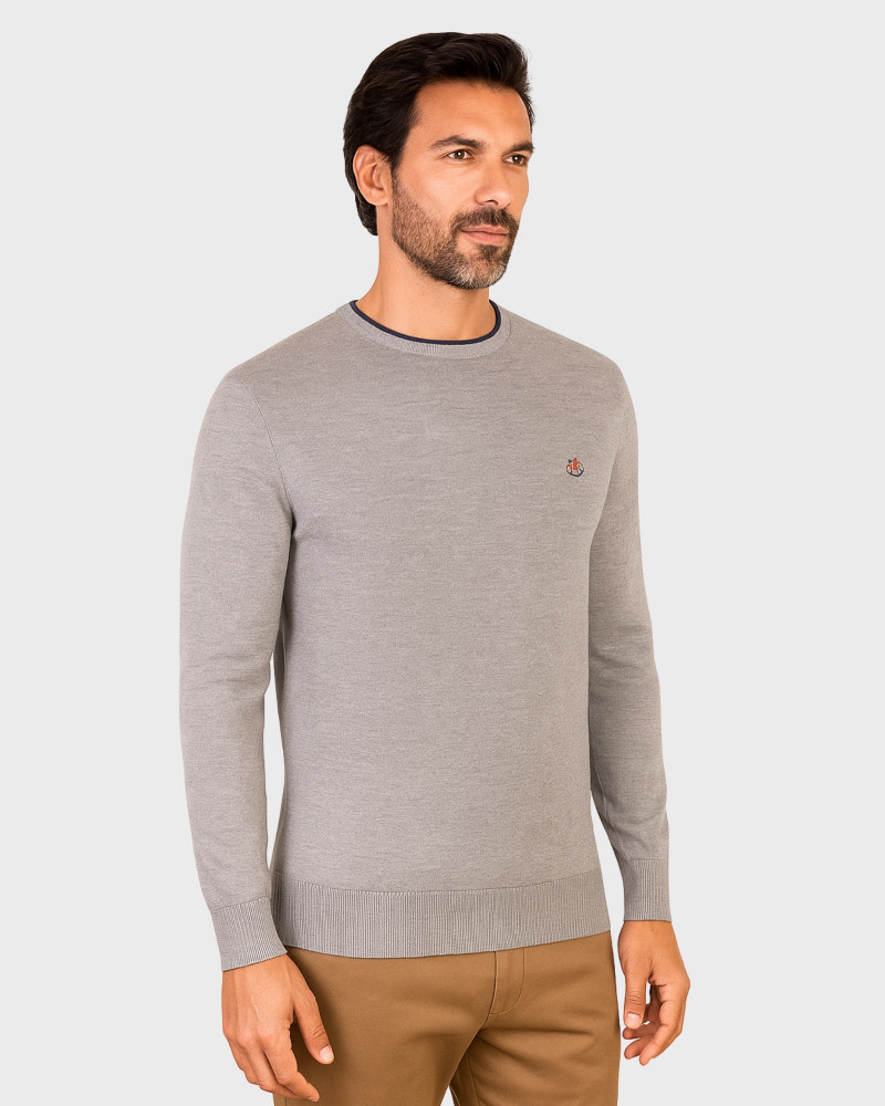 Suéter cuello caja para hombre | La Española