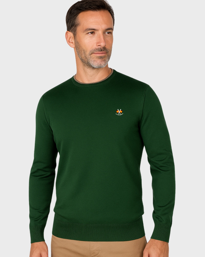 Suéter cuello caja para hombre | La Española