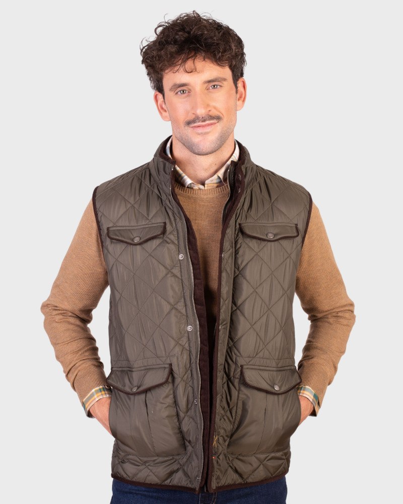 Suéter cuello caja para hombre | La Española