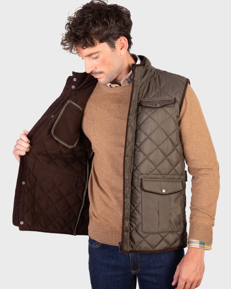 Suéter cuello caja para hombre | La Española