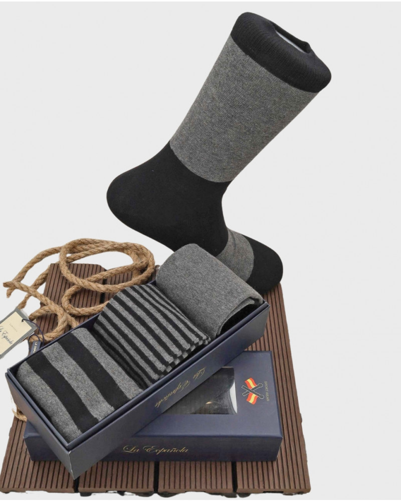 Pack de 3 calcetines para hombre | Complementos La Española