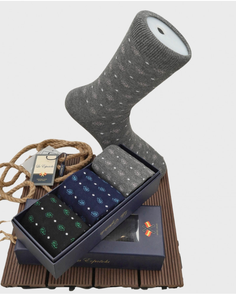 Pack de 3 calcetines para hombre | Complementos La Española