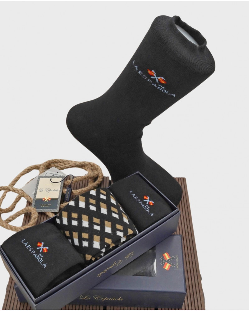 Pack de 3 calcetines para hombre | Complementos La Española