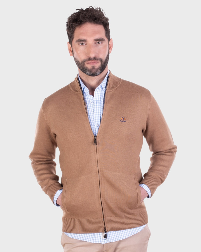 Suéter cuello caja para hombre | La Española