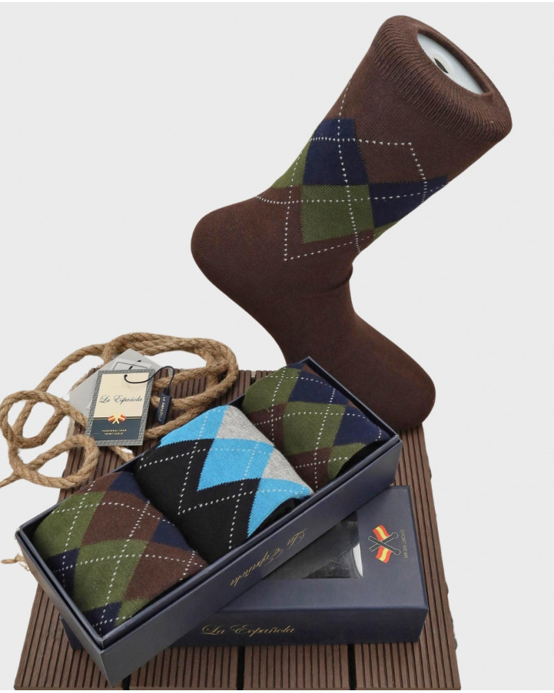 Pack de 3 calcetines para hombre | Complementos La Española