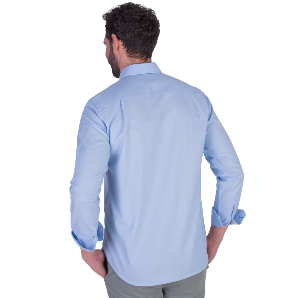 Camisa tejido oxford con bolsillo | La Española