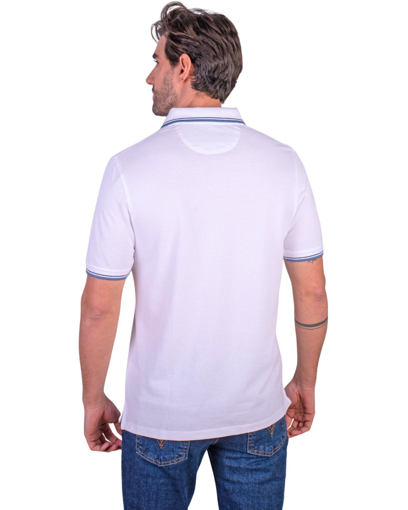 copy of POLO MANGA CORTA ALGODON LISO GRANITO CUELLO UVE