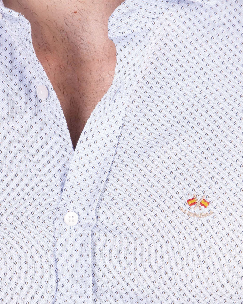 copy of copy of copy of copy of Camisa oxford rosa con bolsillos