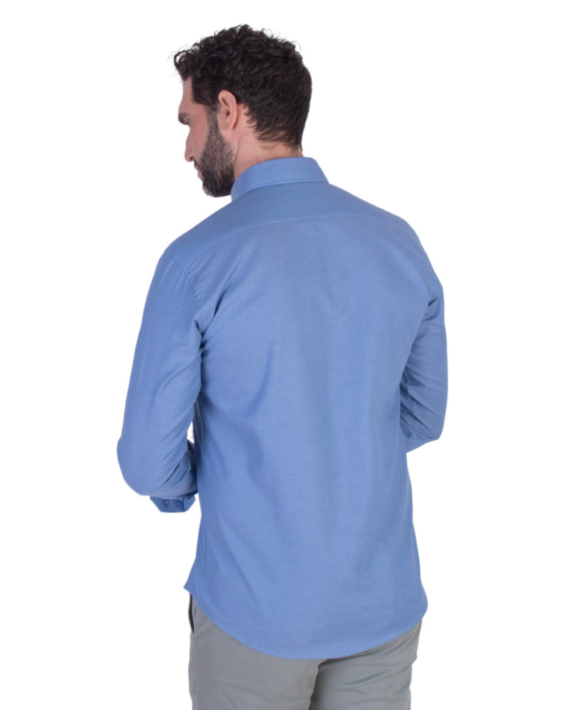 Camisa semientallada tejido oxford | La Española