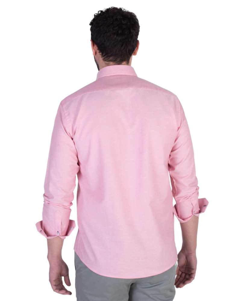 Camisa semientallada tejido oxford | La Española