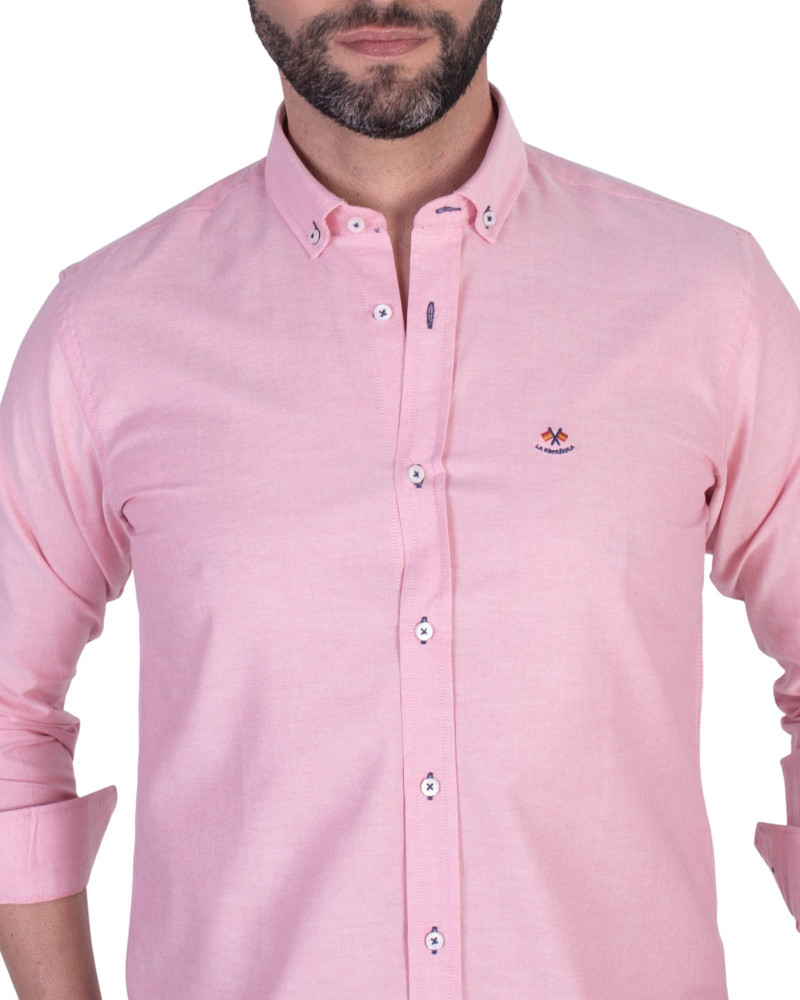 copy of copy of Camisa Oxford semientallada hombre