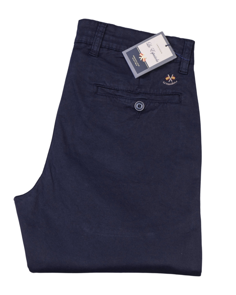 Pantalón chino azul marino para hombre | La Española