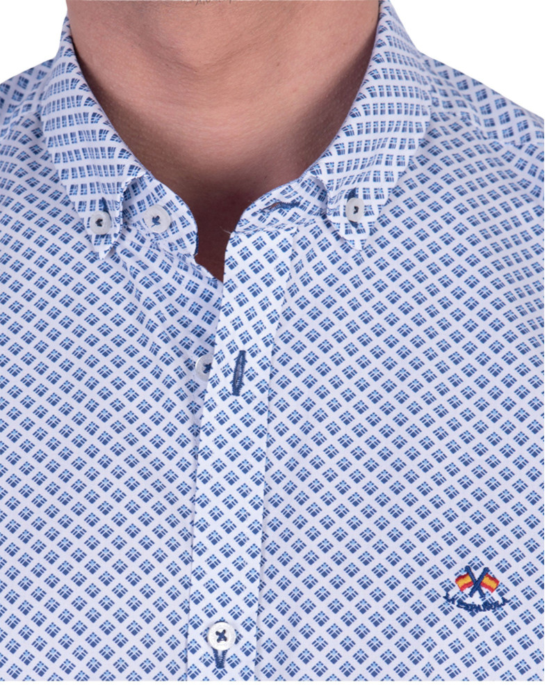 Camisa algodón con estampado para hombre | La Española