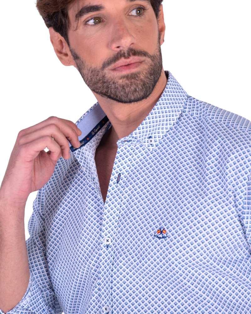 Camisa algodón con estampado para hombre | La Española