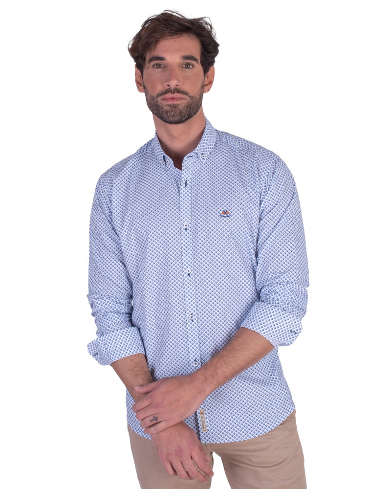 Camisa algodón con estampado para hombre | La Española
