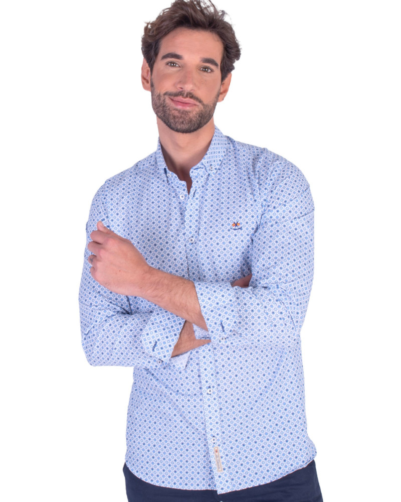 Camisa algodón estampada para hombre| La Española