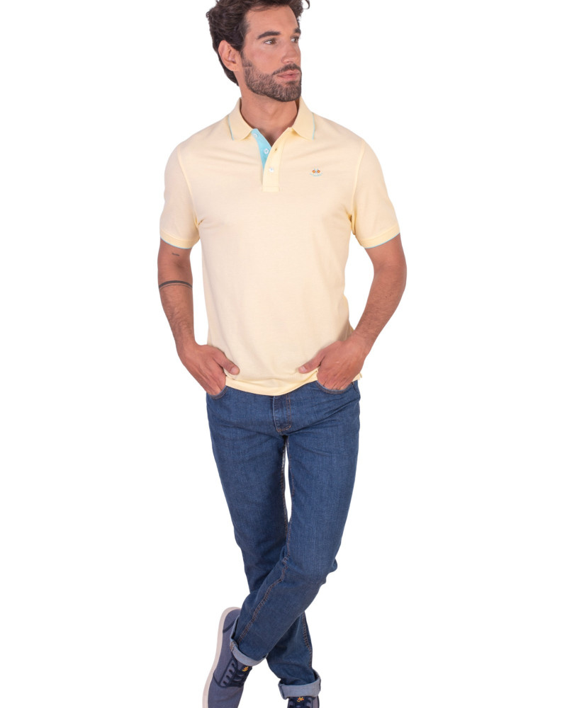 Polo algodón manga corta para hombre | La Española