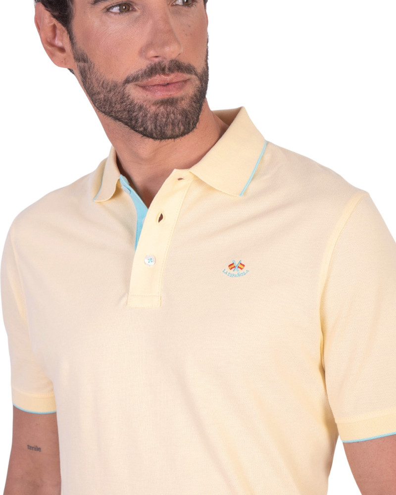 copy of copy of POLO MANGA CORTA ALGODON LISO BASICO GRANITO