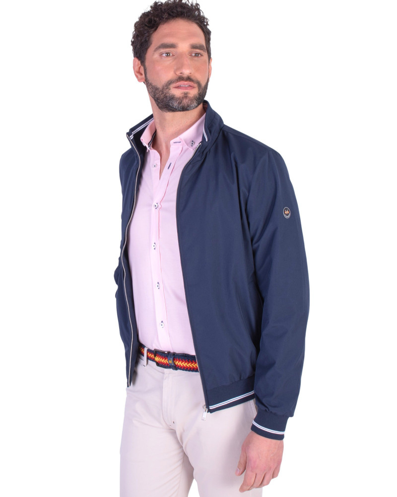 Cazadora tejido tecnico elasicos con forro rejilla | La Esapañola