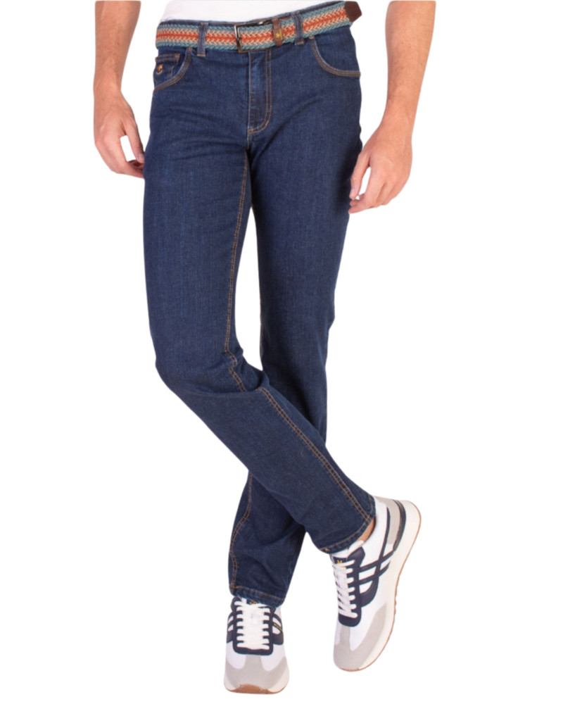 Pantalón 5 bolsillos color piedra