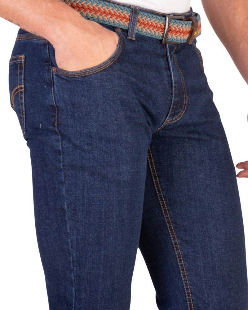 Pantalón 5 bolsillos color piedra