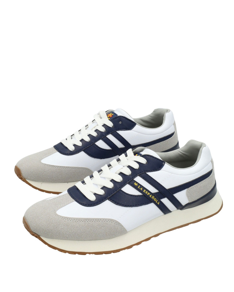 copy of Zapatilla piel cordones y suela goma - Modelo Zaragoza