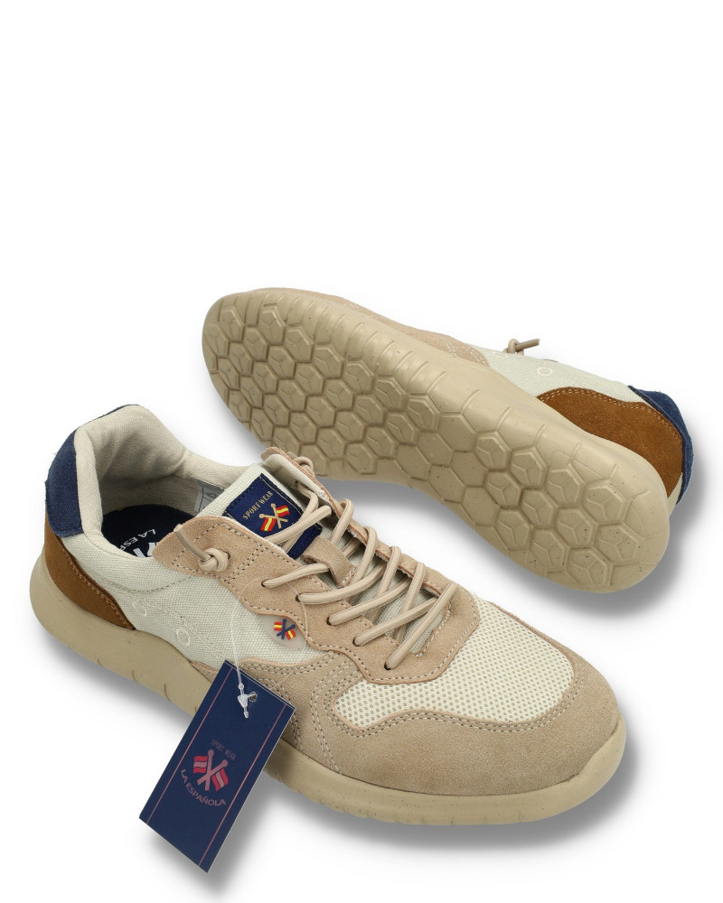 copy of copy of Zapatilla piel cordones y suela goma - Modelo Zaragoza