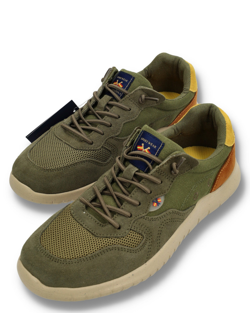 copy of copy of copy of Zapatilla piel cordones y suela goma - Modelo Zaragoza