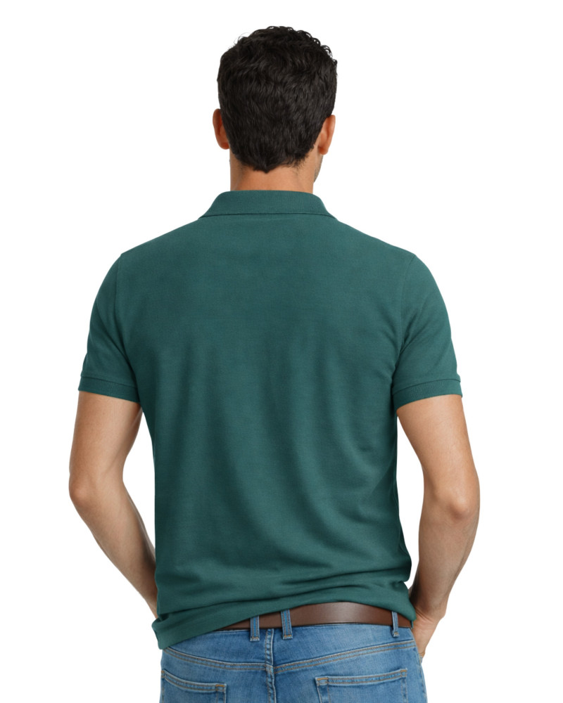 copy of copy of copy of copy of POLO MANGA CORTA ALGODON LISO GRANITO CUELLO UVE