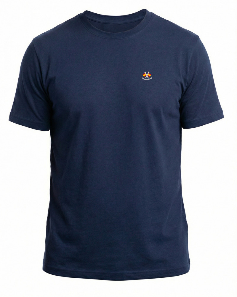 Camiseta manga corta azul marino
