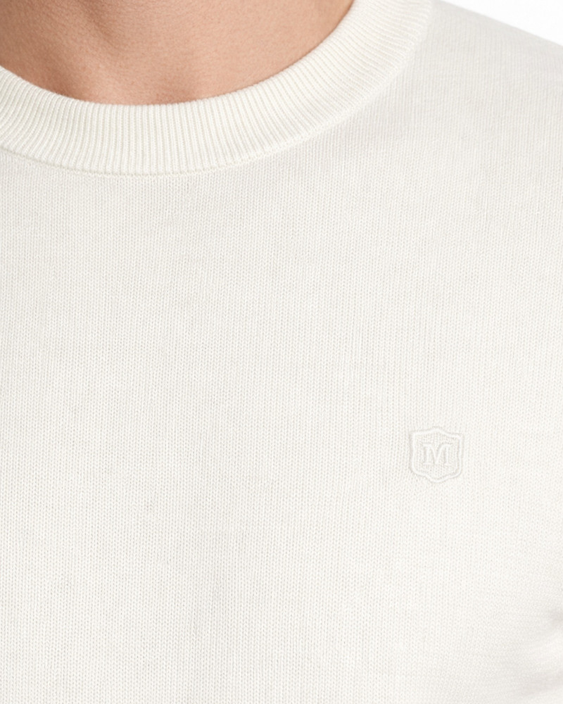 Polo manga corta algodón liso granito y cuello en V | La Española