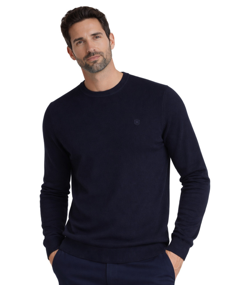 Polo manga corta algodón liso granito y cuello en V | La Española