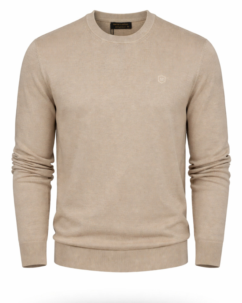 Polo manga corta algodón liso granito y cuello en V | La Española