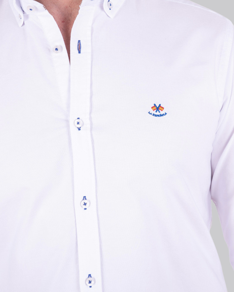 Camisa algodón con triple codera hombre | La Española