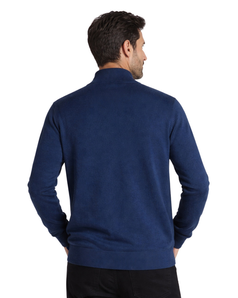 Polo manga corta algodón liso granito y cuello en V | La Española