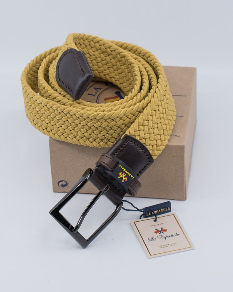 Cinturón trenzado liso - Serie 10592 | Complementos La Española