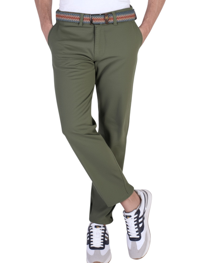 Pantalón 5 bolsillos color kaki para hombre | La Española