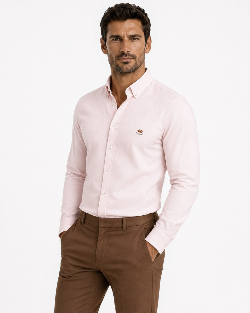 copy of copy of Camisa Oxford semientallada hombre
