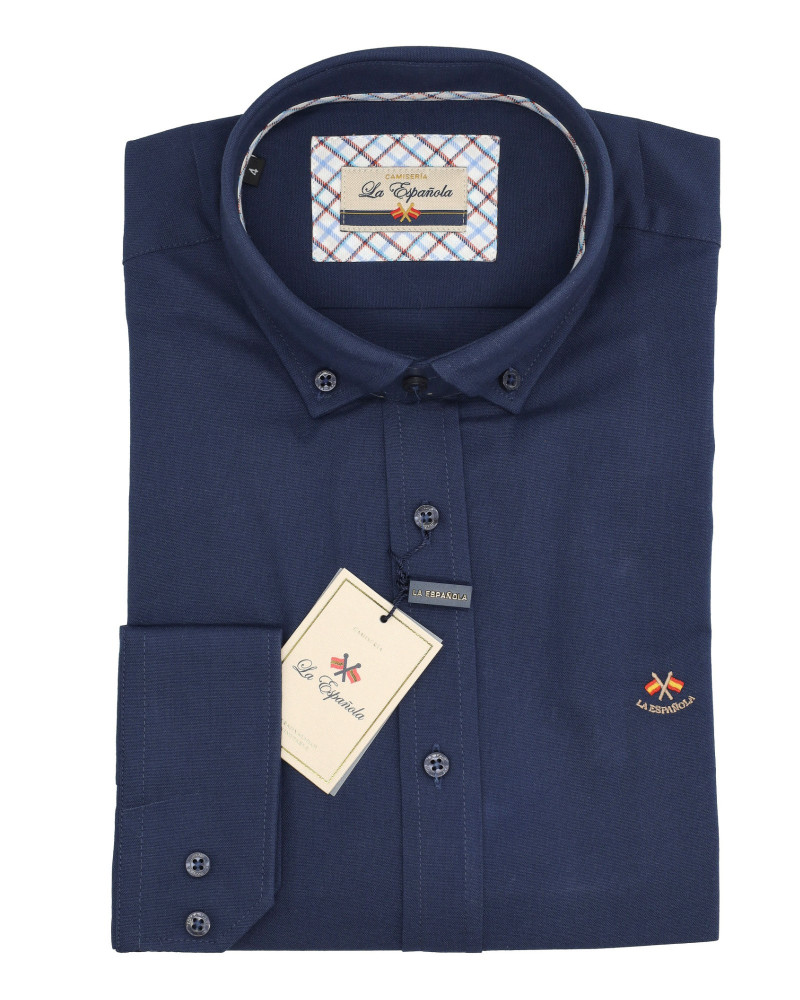 copy of copy of Camisa Oxford semientallada hombre