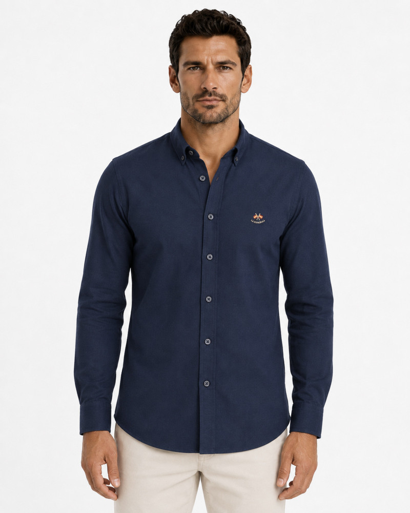 copy of copy of Camisa Oxford semientallada hombre