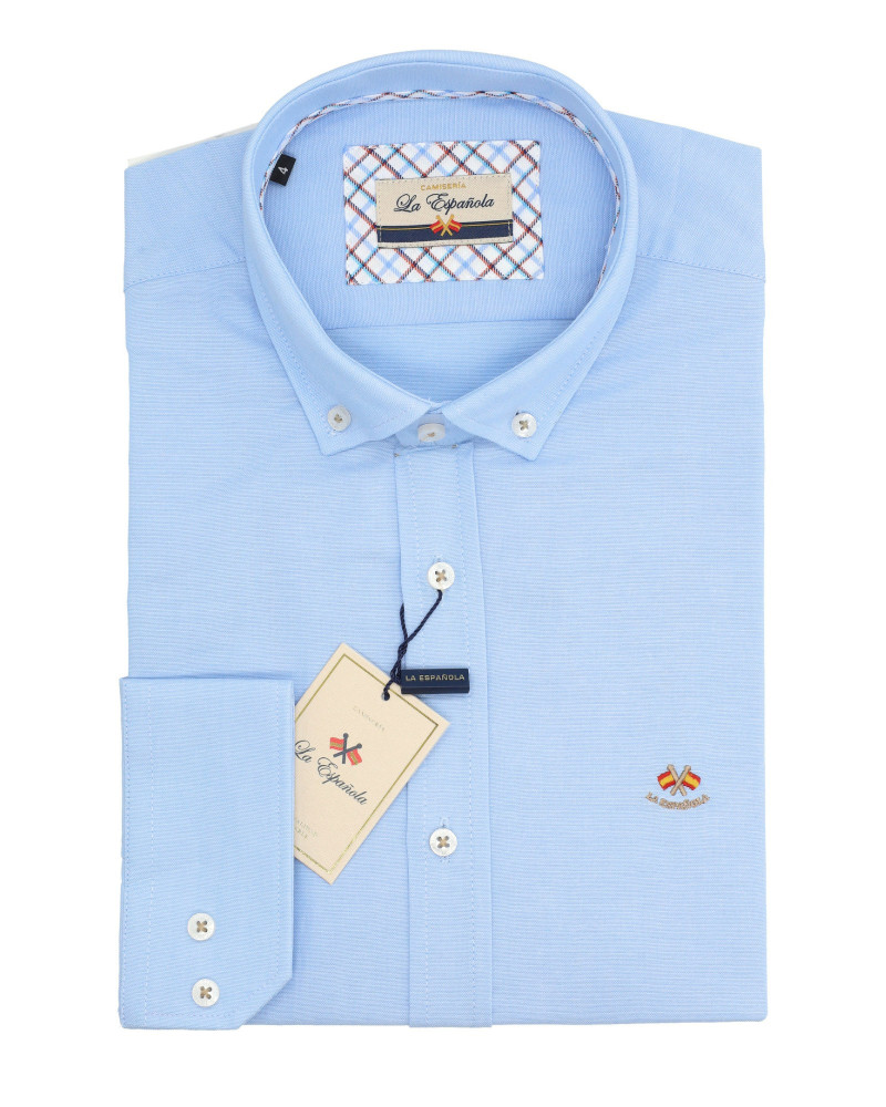 copy of copy of Camisa Oxford semientallada hombre