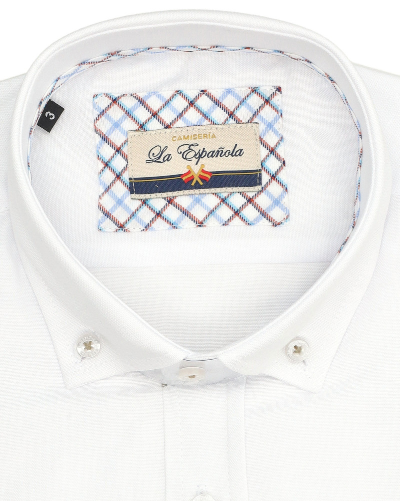 Camisa Oxford semientallada hombre