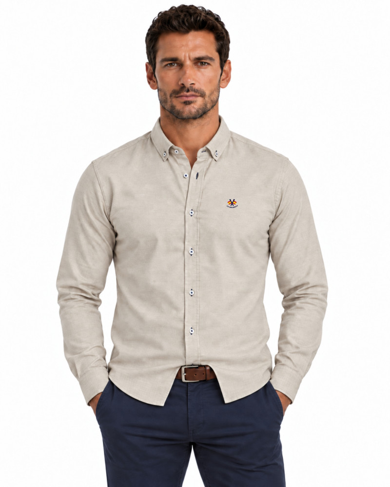 copy of Camisa Oxford semientallada hombre