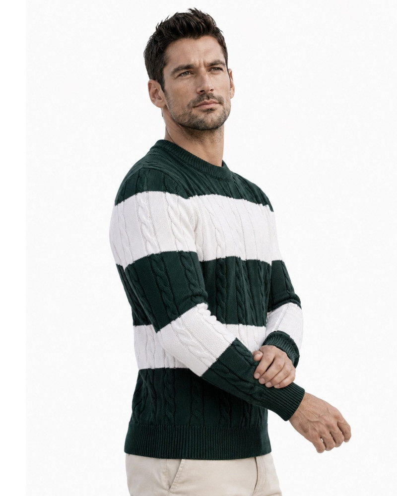 Polo algodón básico con bandera en cuello para hombre | La Española