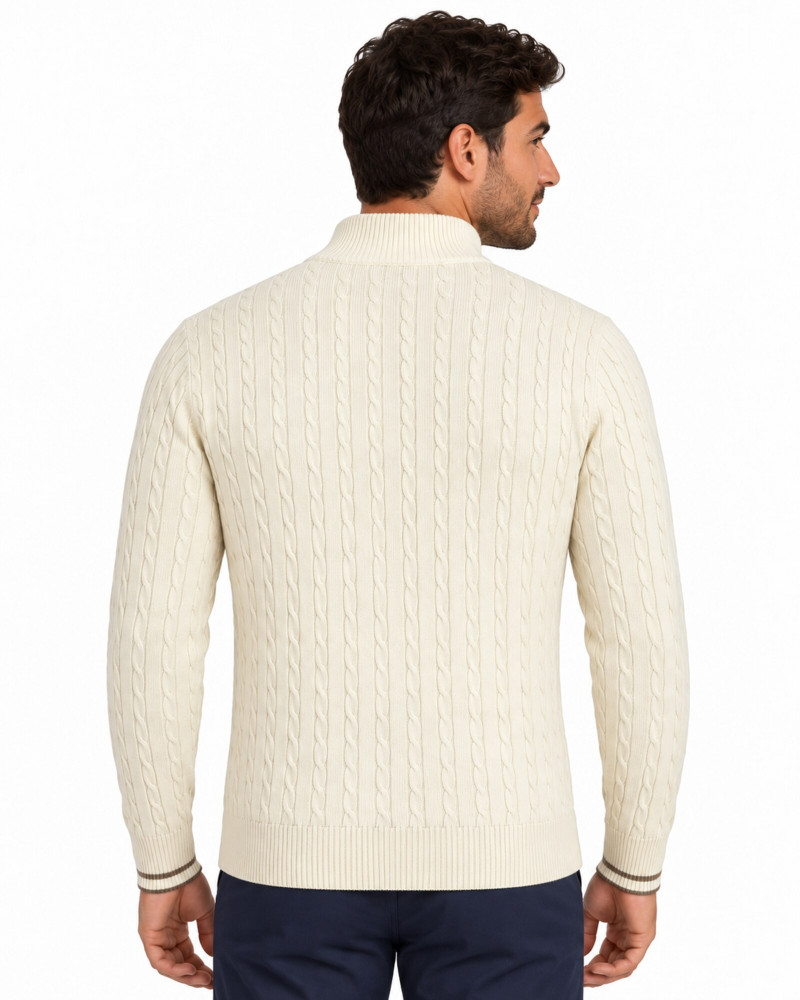 Polo algodón básico con bandera en cuello para hombre | La Española