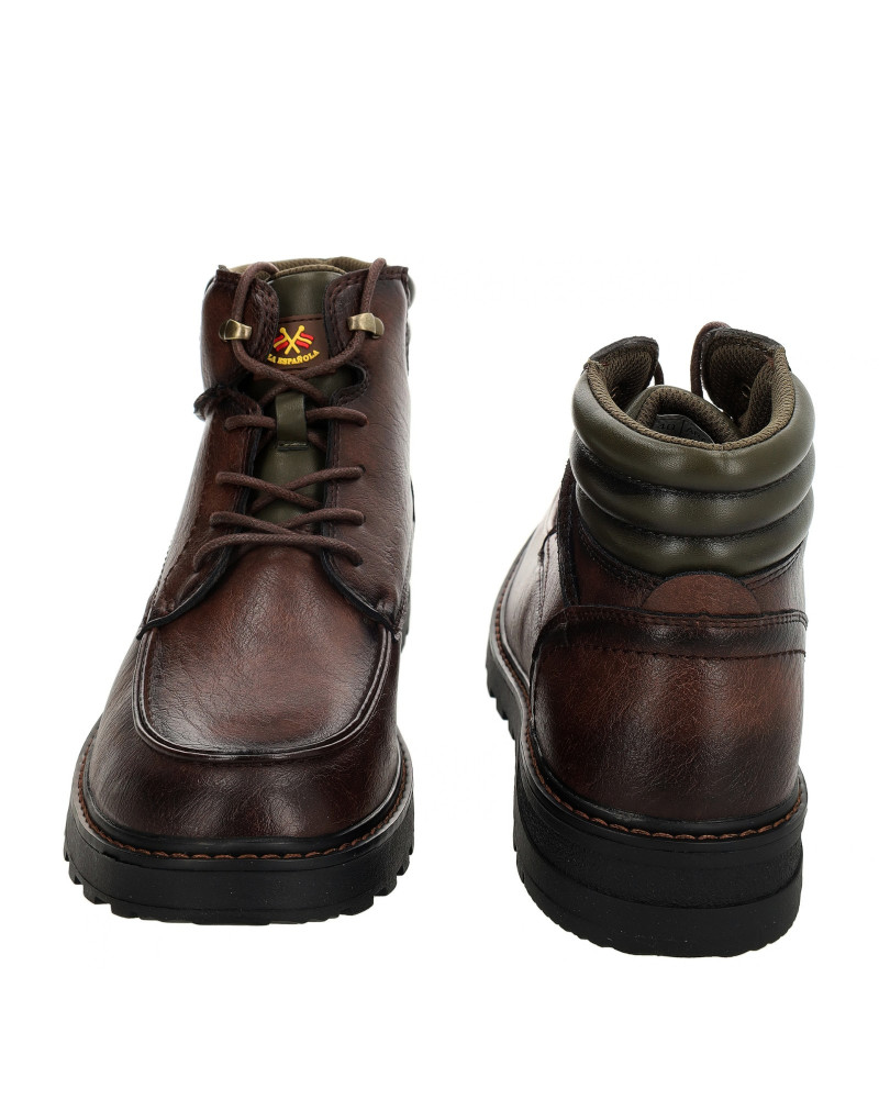 Zapato náutico piel con cordón y suela goma | La Española