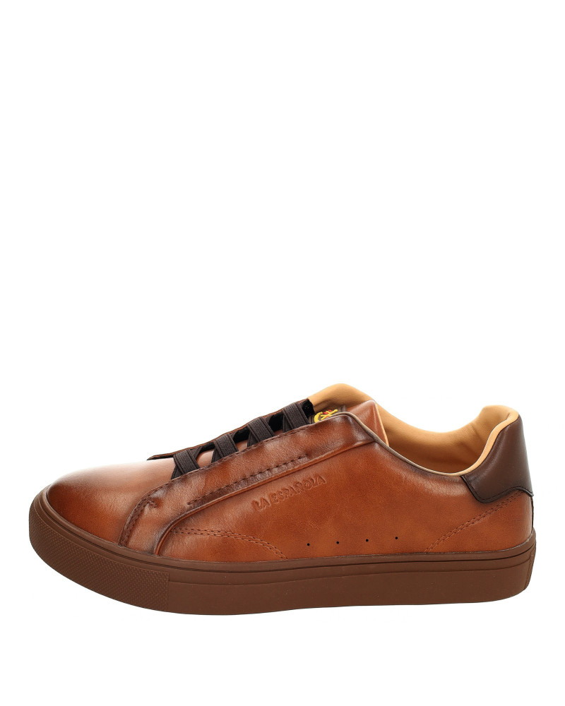 Zapato náutico piel con cordón y suela goma | La Española