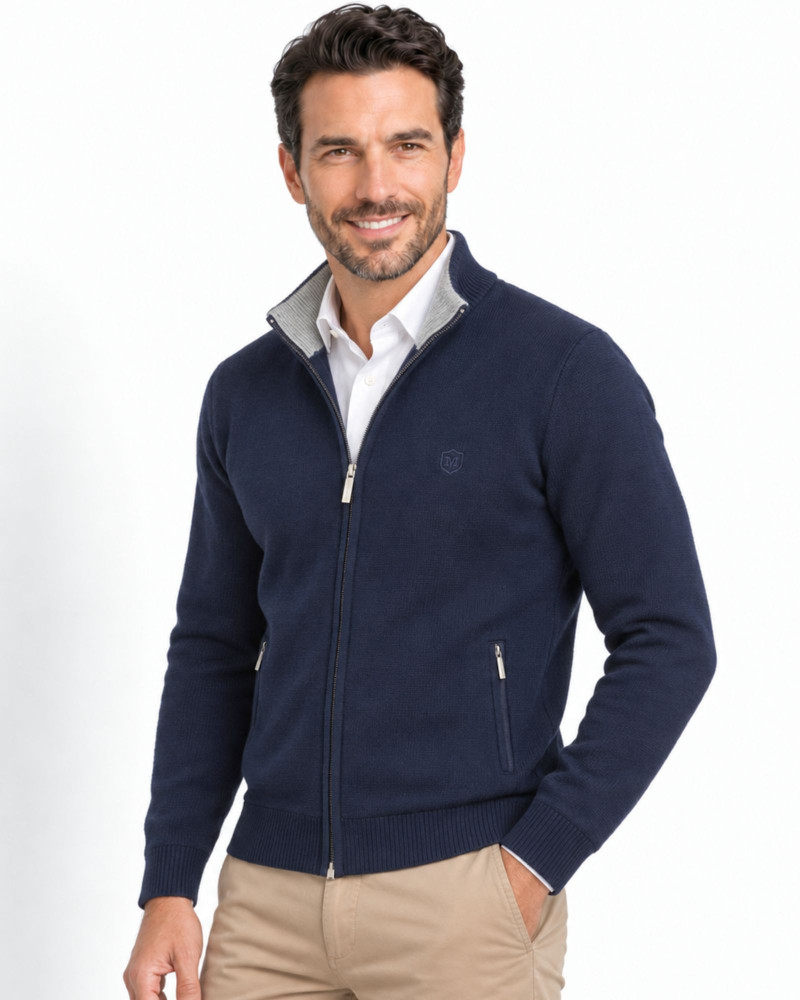 Chaqueta básica serie 140 color azul marino