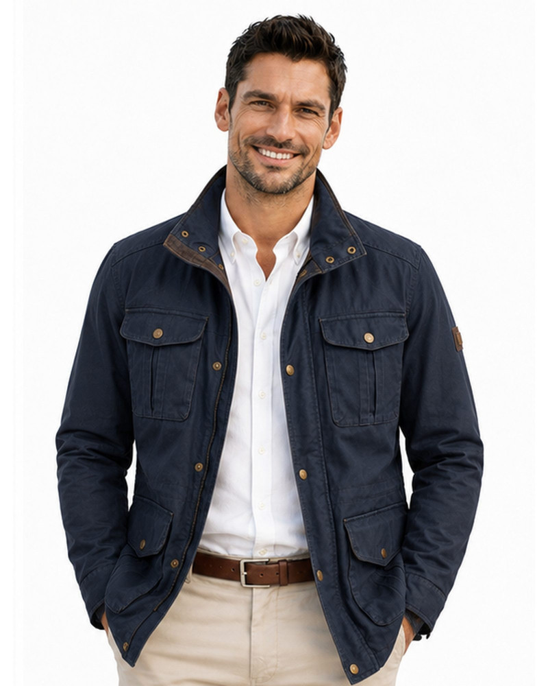 Suéter cuello caja para hombre | La Española